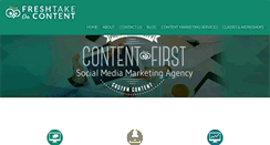 Desktop Screenshot of freshtakeoncontent.com